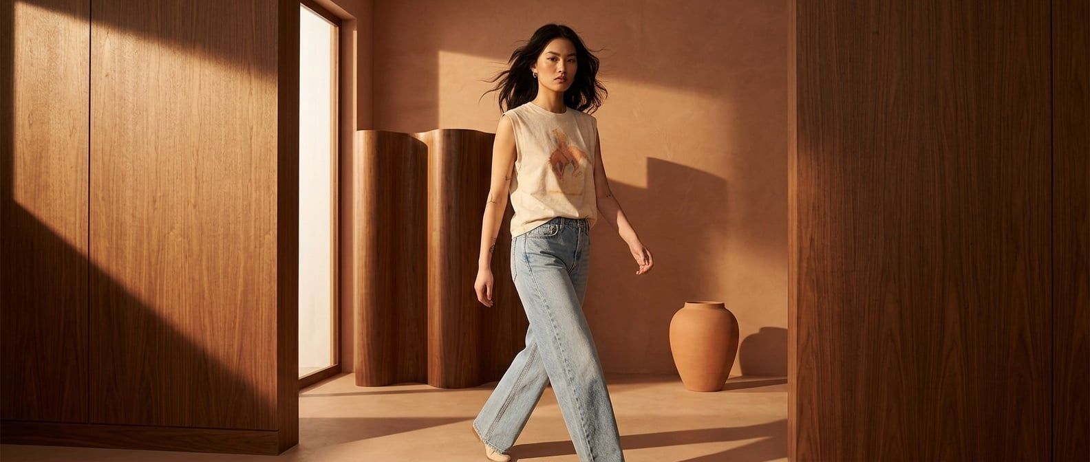 Phối Đồ Với Áo Thun Ba Lỗ Nữ Levi's Graphic Chuẩn Style Chic