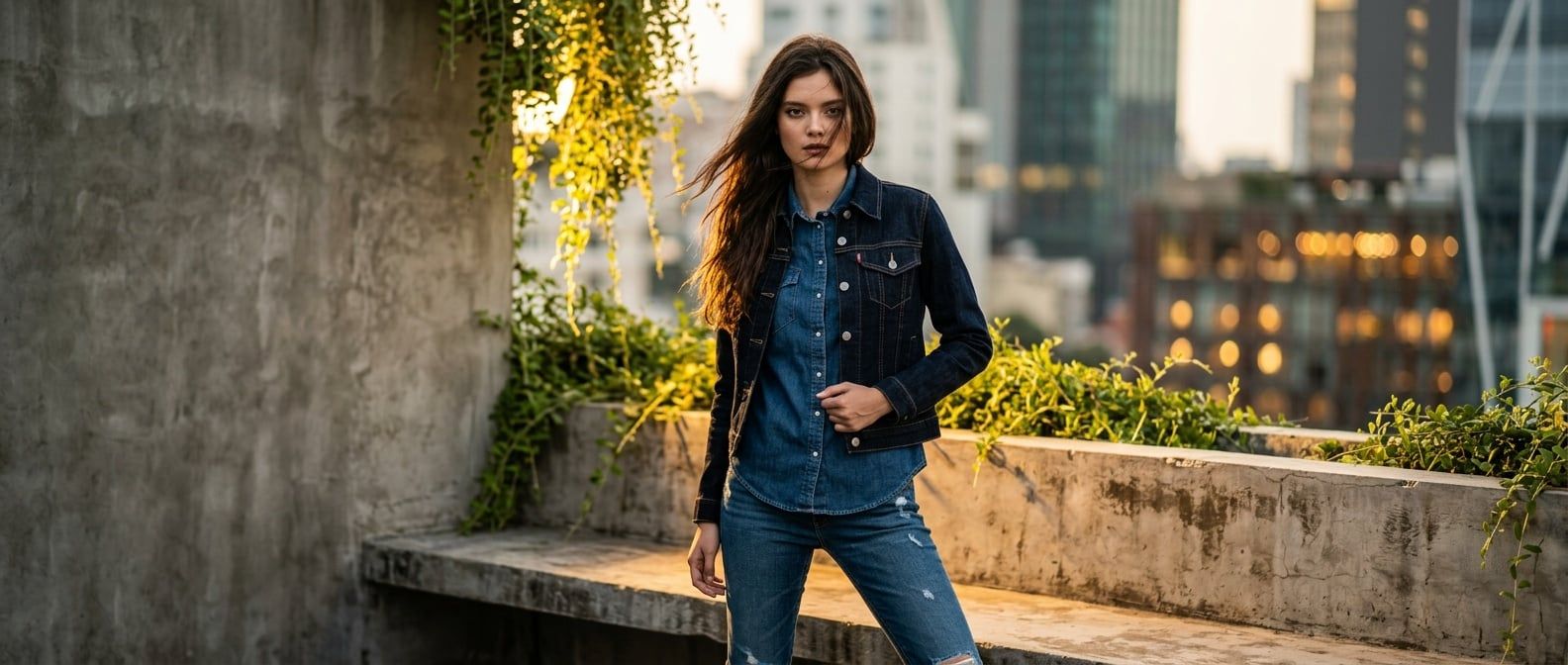 Phối Đồ Với Áo Khoác Jean Levi's Trucker: Từ Classic Đến Streetwear