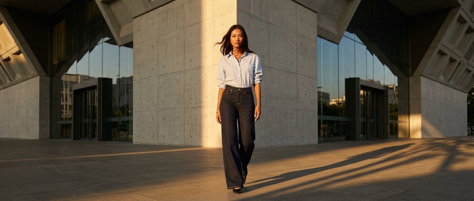 Xu Hướng Quần Jeans Ống Rộng Levi's 318 Shaping Tôn Dáng Đỉnh Cao