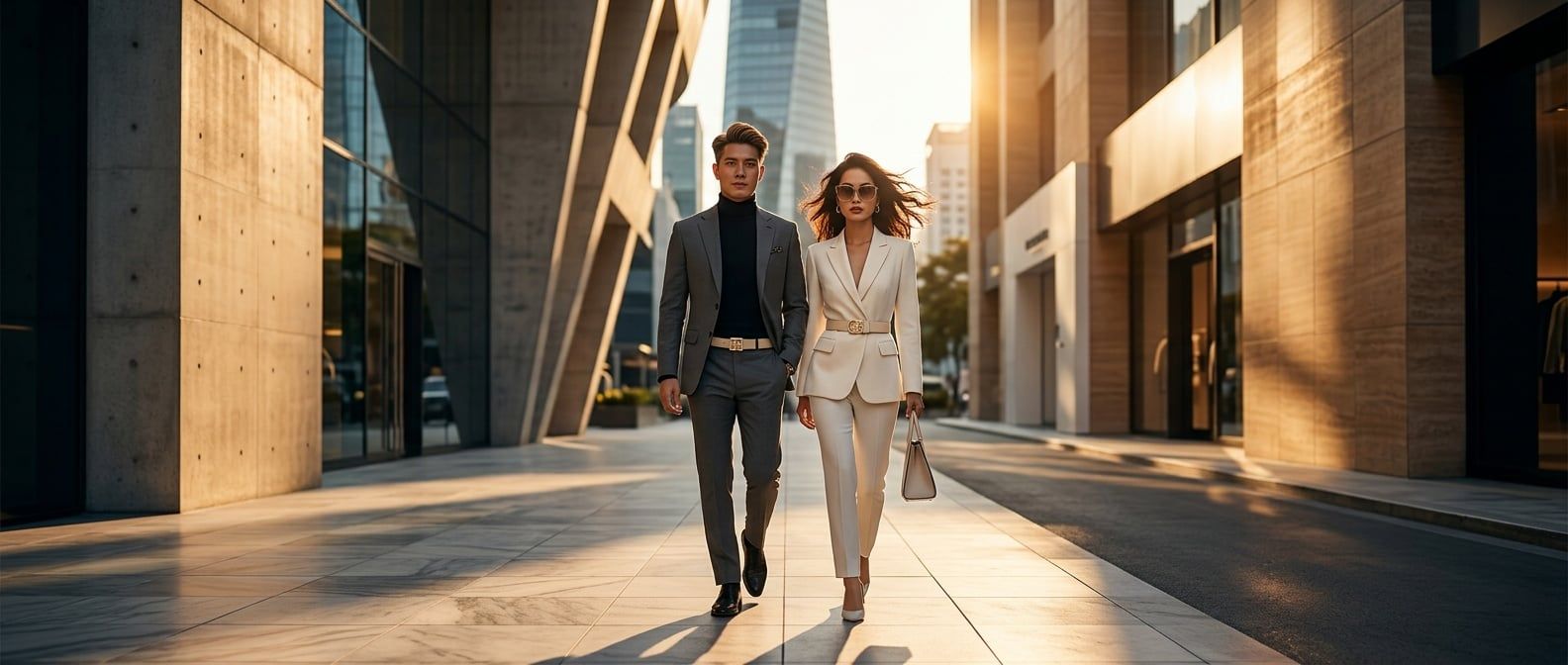 Bí Quyết Phối Thắt Lưng Tommy Hilfiger Monogram Đầy Cuốn Hút