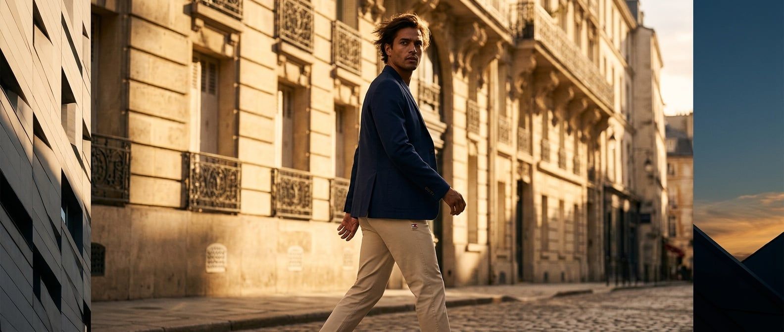 Phối Đồ Với Quần Kaki Nam Tommy Hilfiger Bleecker Chuẩn Lịch Lãm