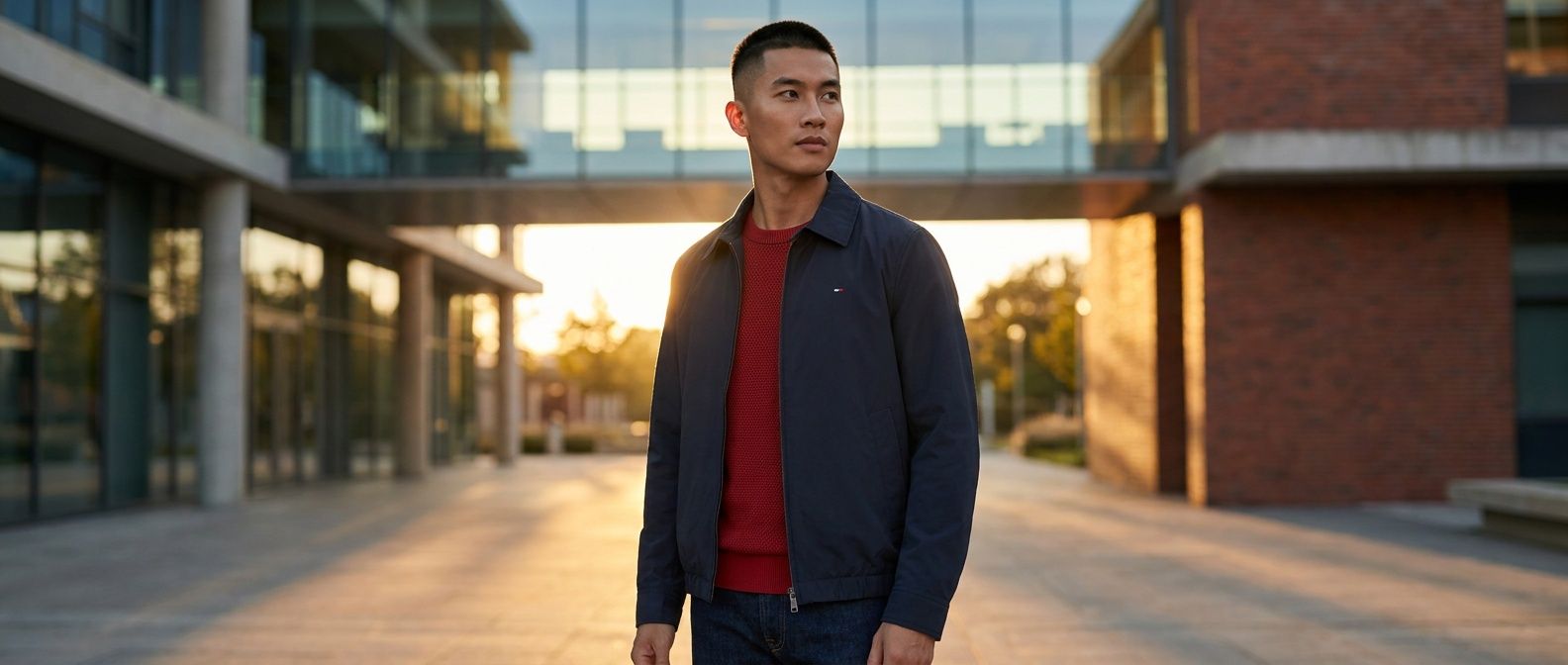 Áo Khoác Tommy Hilfiger Ivy Jacket: Biểu Tượng Preppy Mỹ