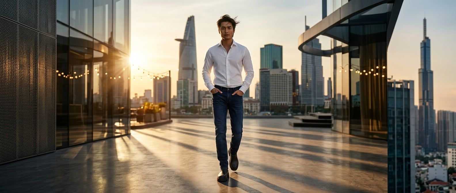 Quần Jeans Nam Tommy Hilfiger: Đỉnh Cao Denim Mỹ Tại ULA Vietnam