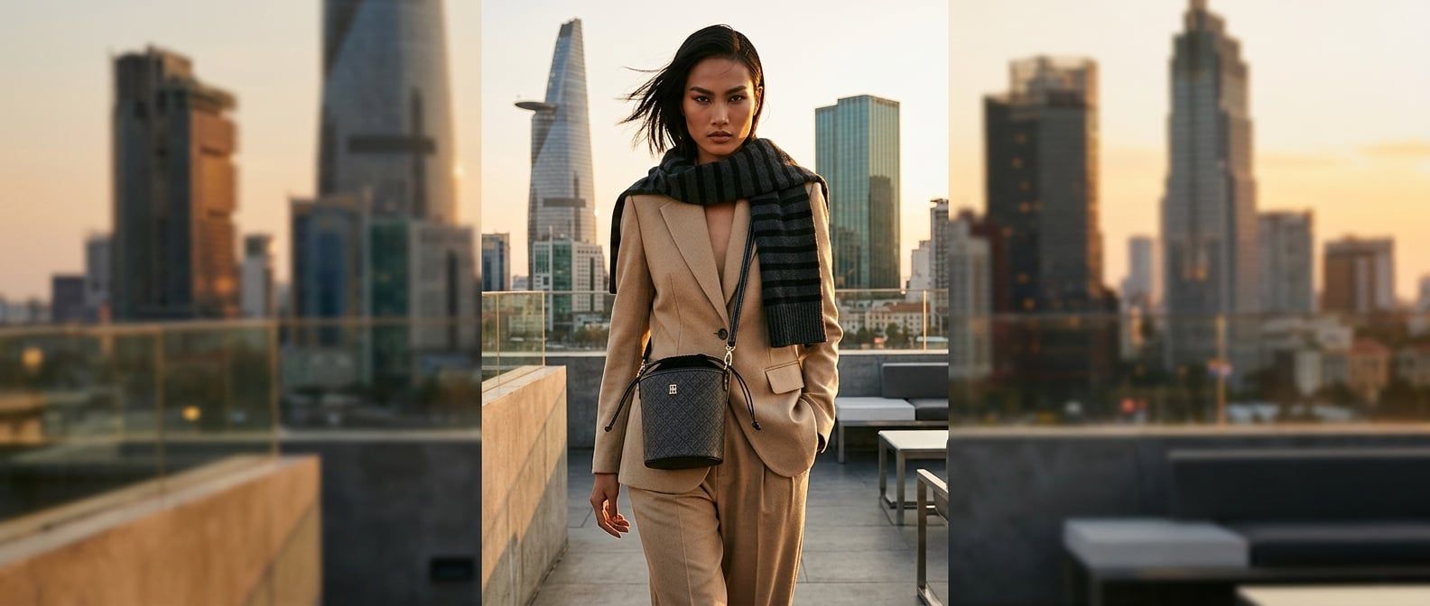 Bí Quyết Phối Túi Tommy Hilfiger TH Monoplay Thời Thượng