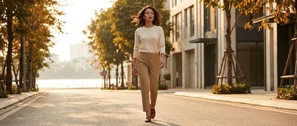 Phối Đồ Chuẩn Style London Cùng Quần Tommy Hilfiger Slim Ankle