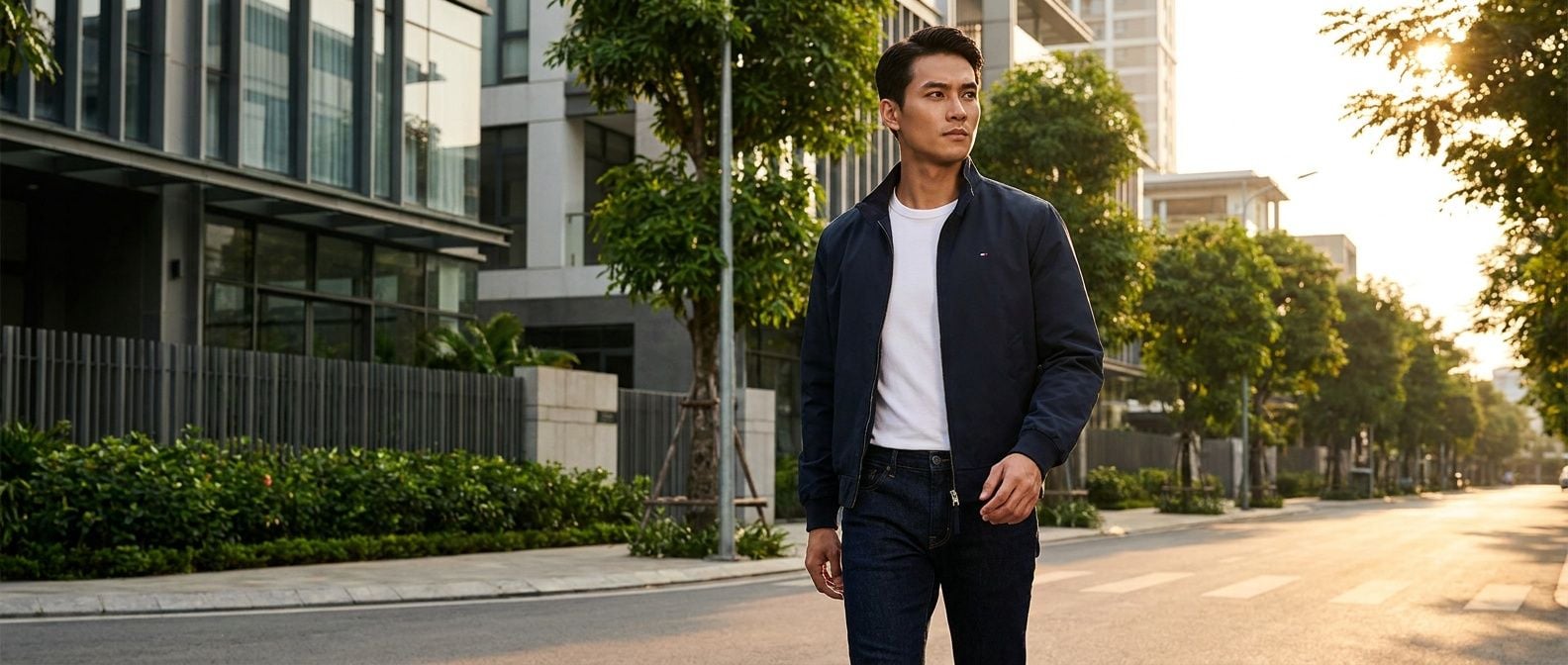 Tommy Hilfiger Harrington Jacket: Biểu Tượng Smart-Casual Nam Tính