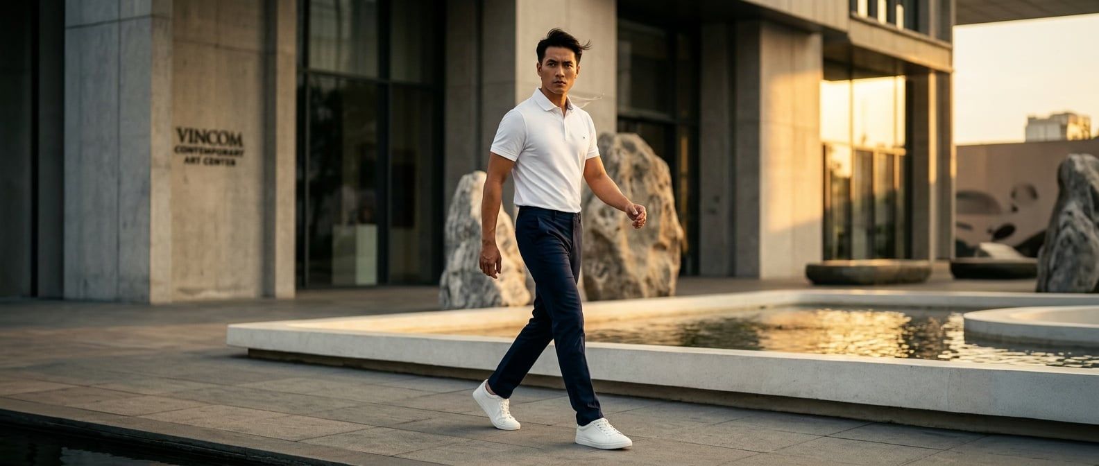 Phối Đồ Với Quần Jeans Nam Tommy Hilfiger Flex Lịch Lãm