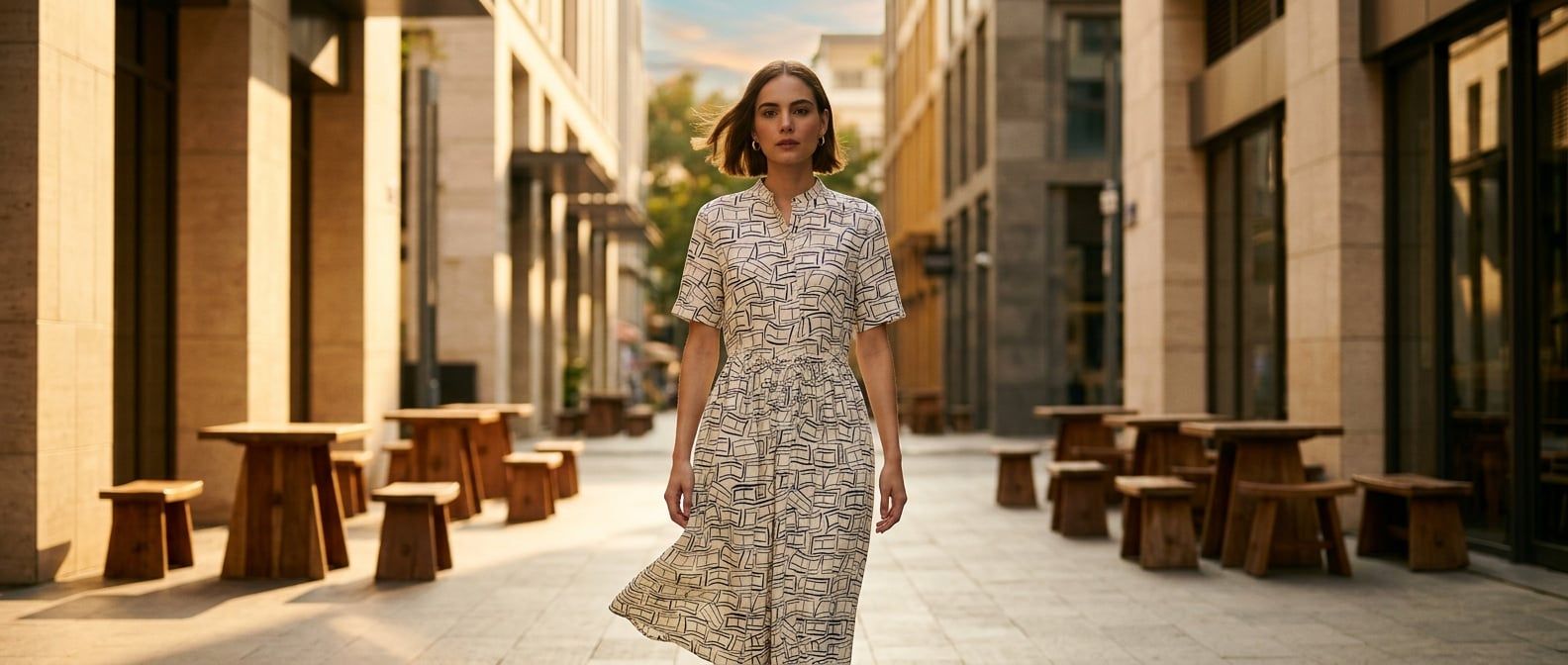 Phối Đồ Với Đầm Sơ Mi Tommy Hilfiger Thanh Lịch Cho Nàng
