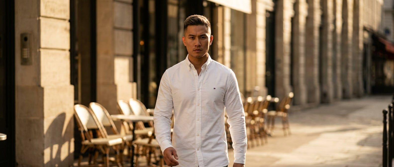 Xu Hướng Smart-Casual: Cách Phối Áo Sơ Mi Tommy Hilfiger Heritage