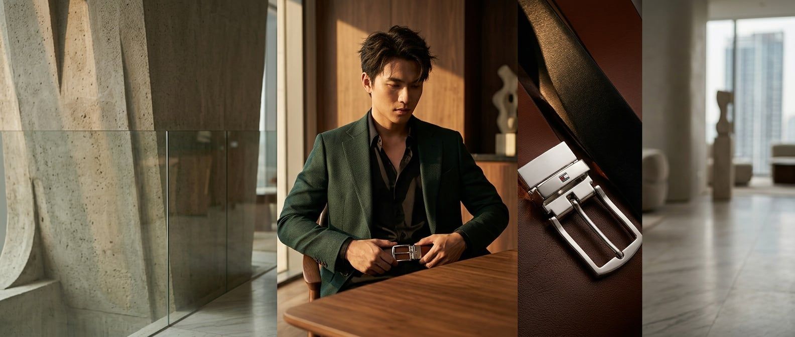 Thắt Lưng Nam Tommy Hilfiger Premium: Đẳng Cấp Từ Chi Tiết Nhỏ