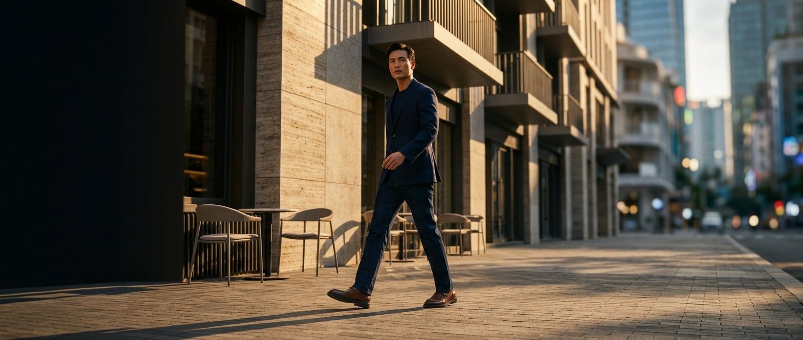 Xu Hướng Quần Jeans Ống Đứng Nam: Sự Trỗi Dậy Của Tommy Hilfiger Mercer