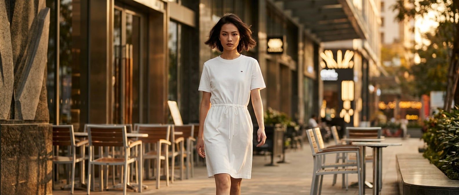 Đầm Tommy Hilfiger Premium: Bí Quyết Nâng Tầm Style Casual-Chic