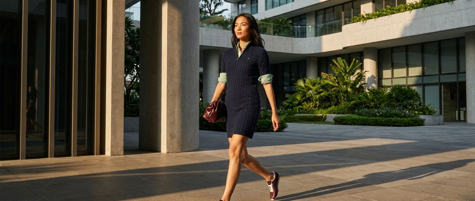 Xu Hướng Preppy Chic: Sức Hút Từ BST Tommy Hilfiger Cotton Cable
