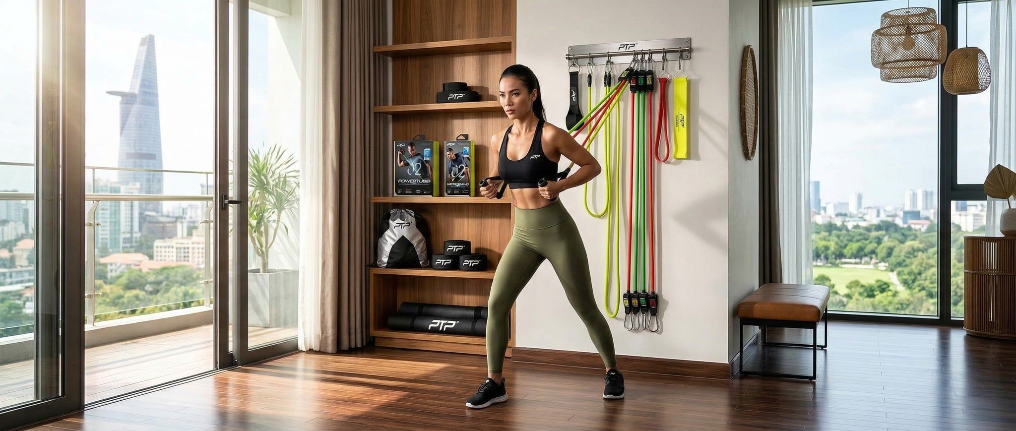 Xây Dựng Home Gym Chuyên Nghiệp Cùng Dây Kháng Lực PTP