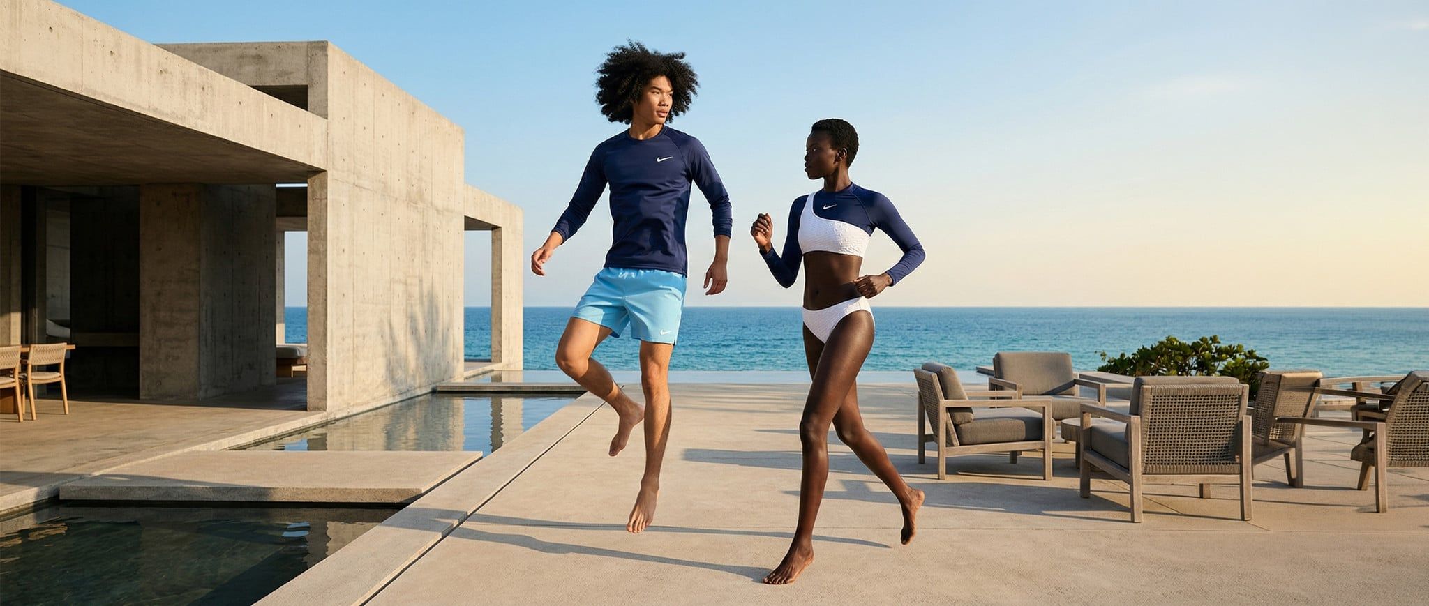 Xu Hướng Đồ Bơi Nike: Quần Bơi & Áo Chống Nắng Năng Động