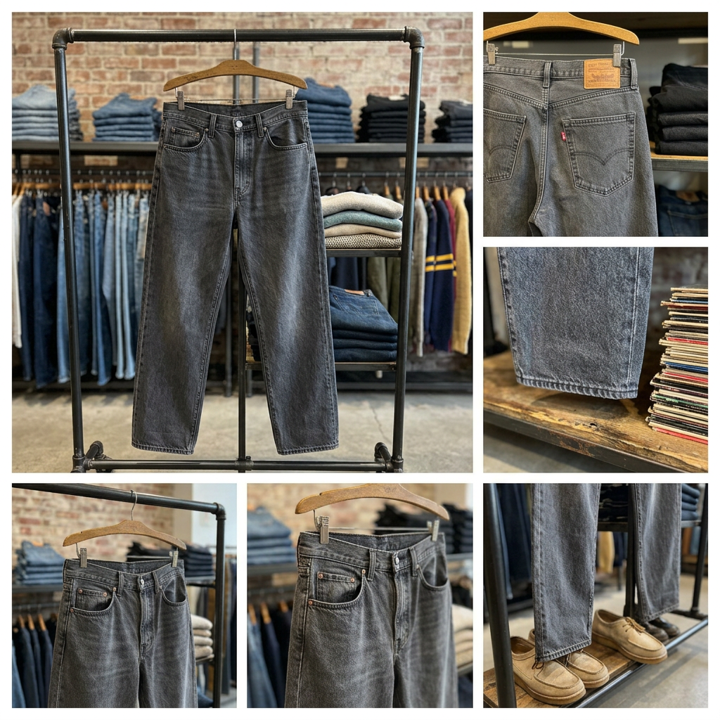 Ảnh thực tế tại ULA - Levi's - Quần jeans ống đứng nam 568® Loose Straight Jeans