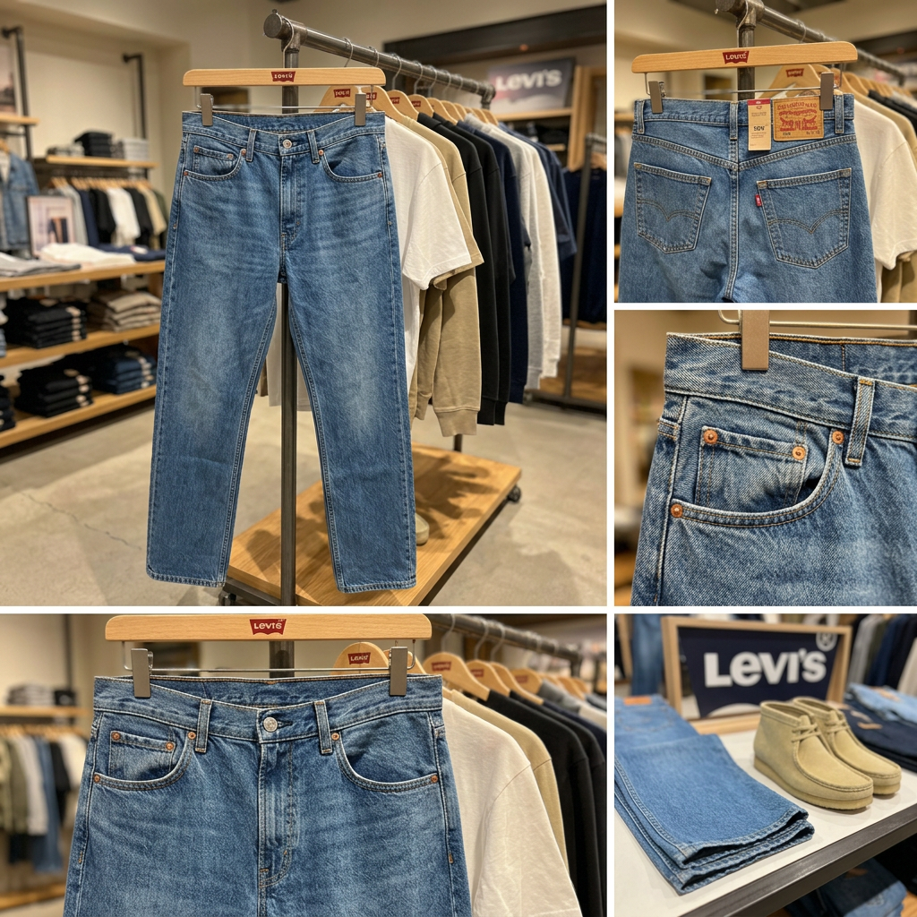 Ảnh thực tế tại ULA - Levi's - Quần jeans dài nam Men's 505™ Regular Jeans