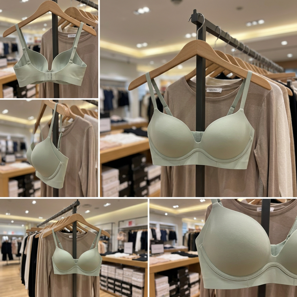 Ảnh thực tế tại ULA - Calvin Klein - Áo ngực CK nữ CK Premium Push Up Plunge
