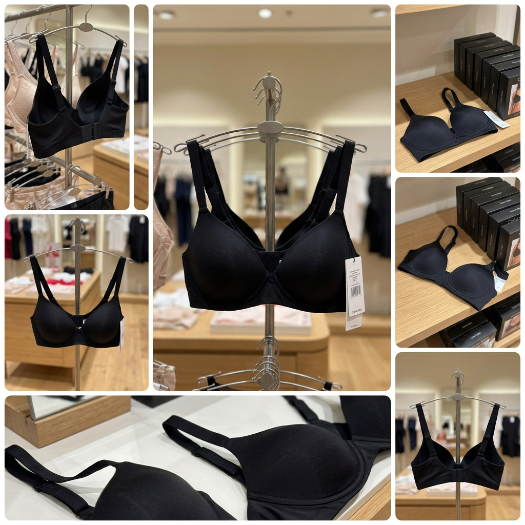 Ảnh thực tế tại ULA - Calvin Klein - Áo ngực CK nữ Perfectly Fit Wire Free T-Shirt Bra