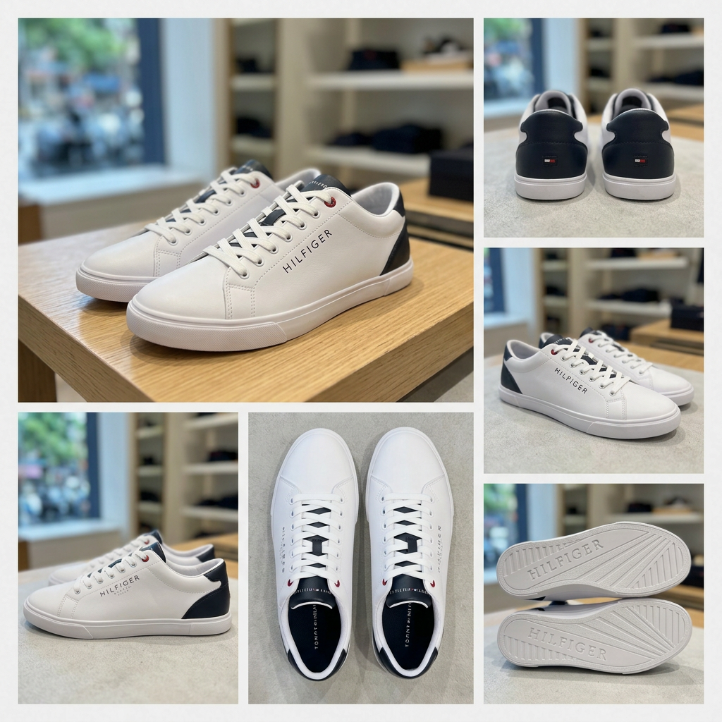 Ảnh thực tế tại ULA - Tommy Hilfiger - Giày nam TH Tuscan Leather Shoes
