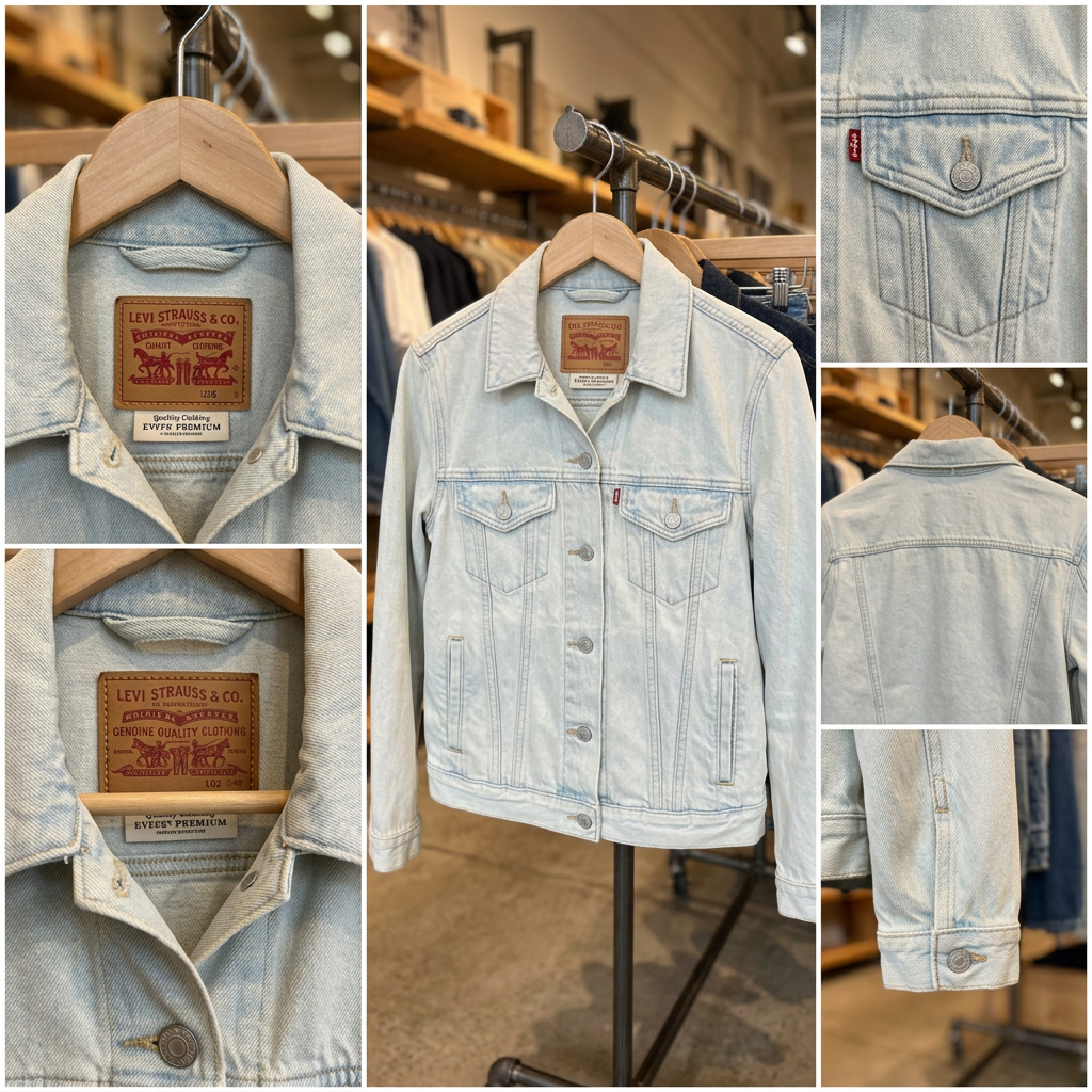 Ảnh thực tế tại ULA - Levi's - Áo Khoác Jean Nữ Original Trucker Jacket