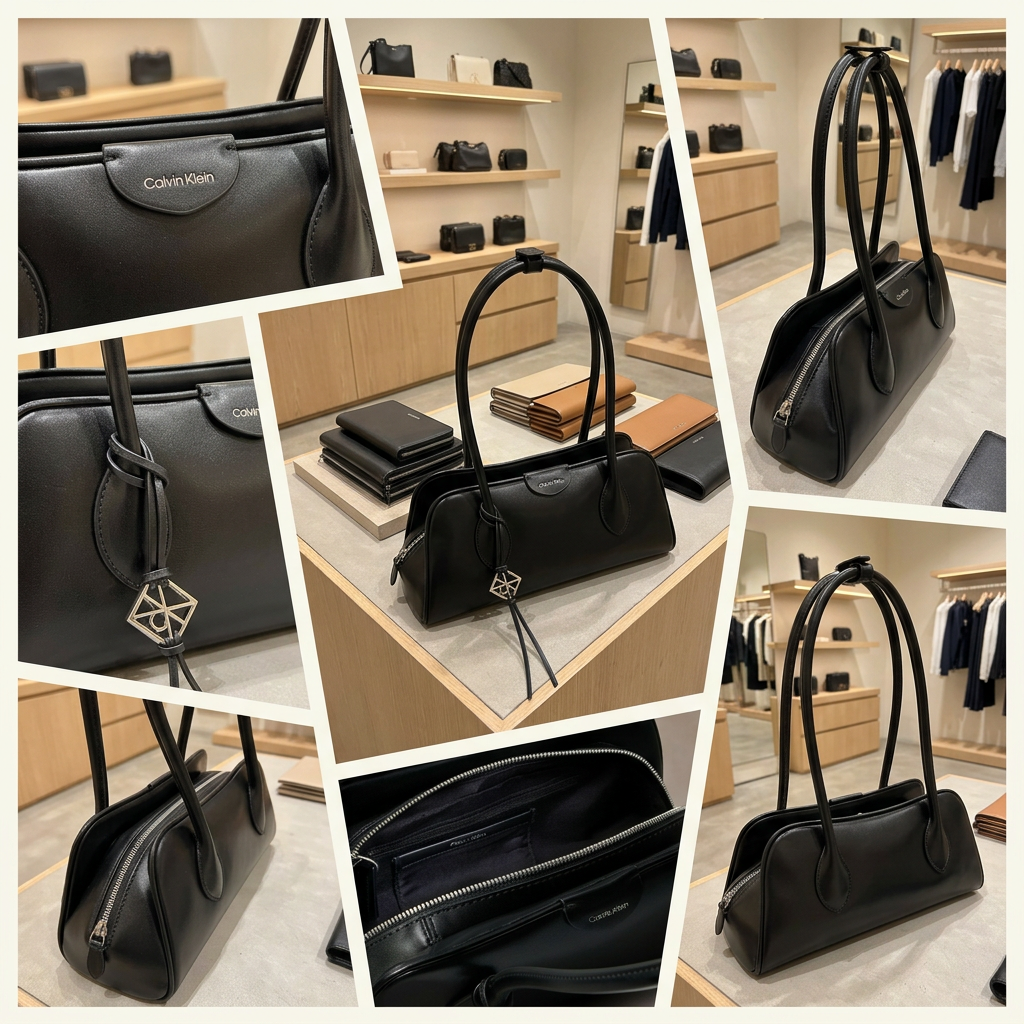 Ảnh thực tế tại ULA - Calvin Klein - Túi Đeo Vai Nữ Trio Compartment Shoulder Bag