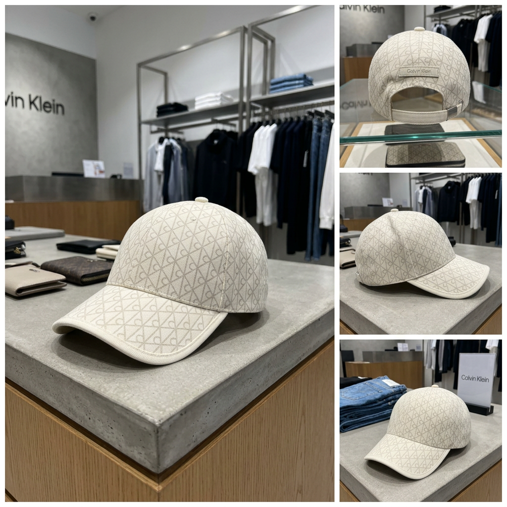 Ảnh thực tế tại ULA - Calvin Klein - Nón Lưỡi Trai Nữ CK Emblem Print Cap
