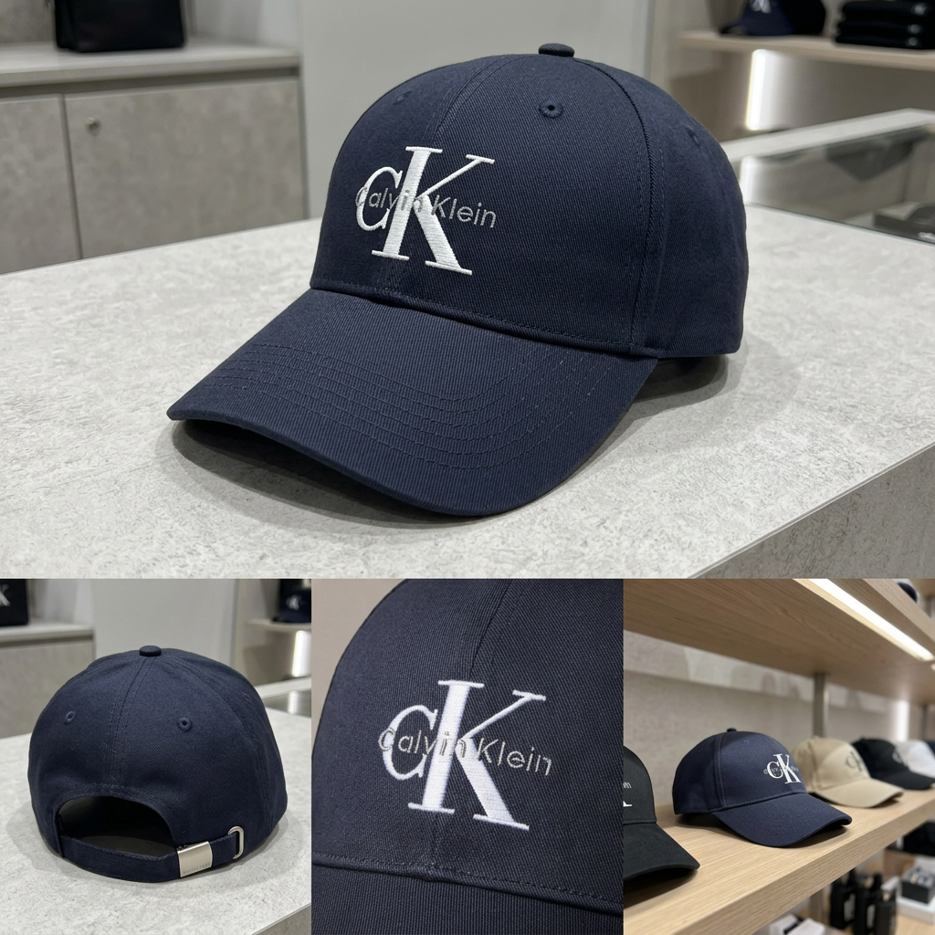 Ảnh thực tế tại ULA - Calvin Klein - Nón Lưỡi Trai Nam Monologo Embroidery Baseball Cap