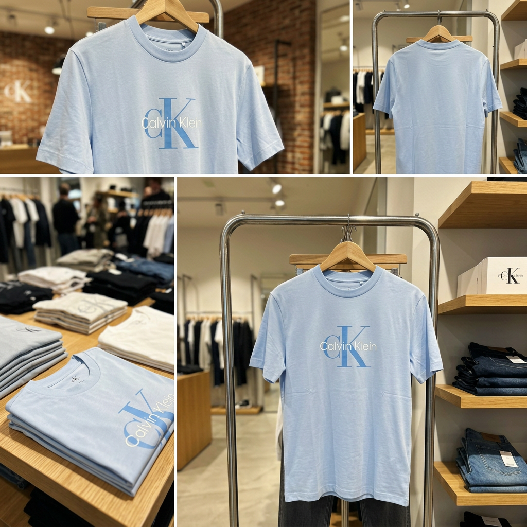 Ảnh thực tế tại ULA - Calvin Klein - Áo Thun Tay Ngắn Nam Hero Monologo Tee