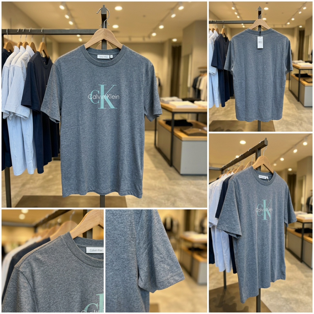 Ảnh thực tế tại ULA - Calvin Klein - Áo Thun Tay Ngắn Nam Hero Monologo Tee