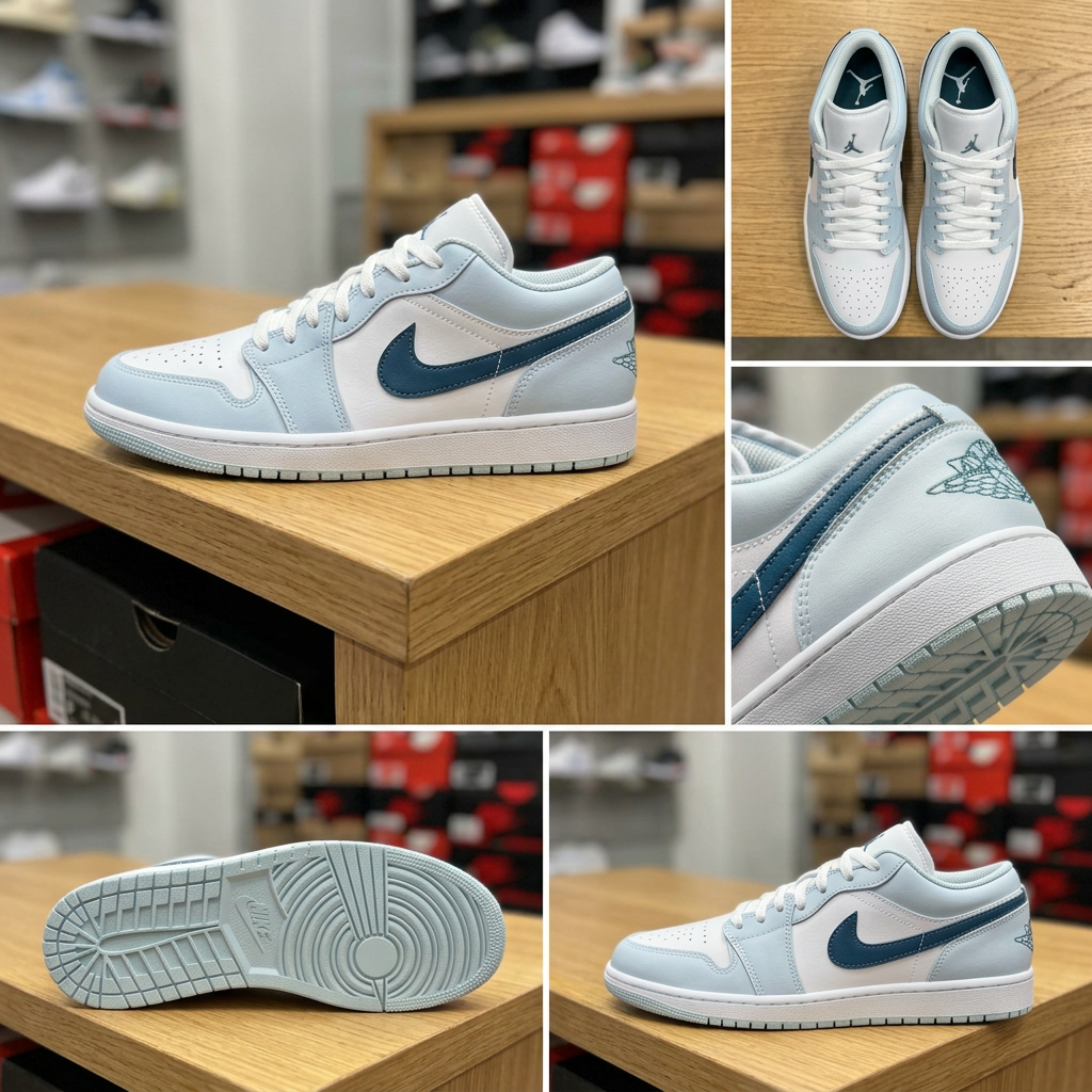 Ảnh thực tế tại ULA - Nike - Giày Thời Trang Nam Air Jordan 1 Low