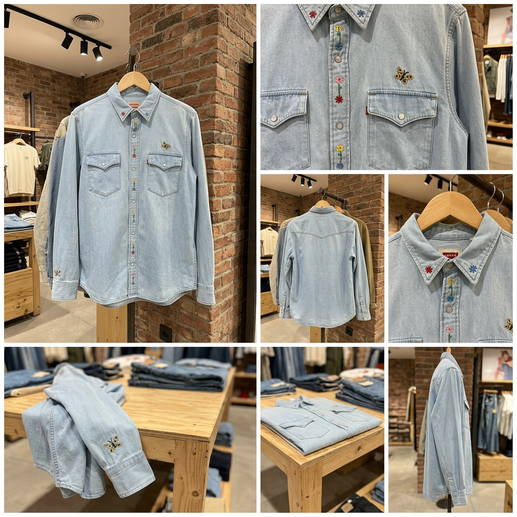 Ảnh thực tế tại ULA - Levi's - Áo Sơ Mi Nam Relaxed Fit Western Shirt