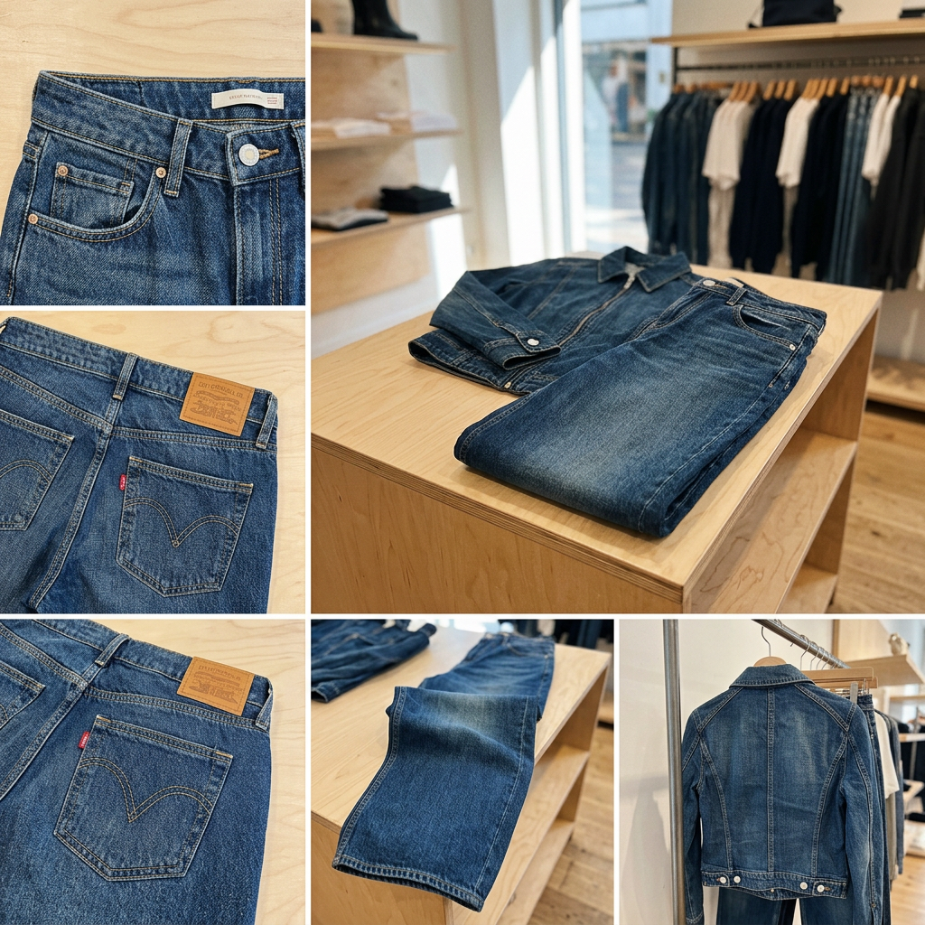 Ảnh thực tế tại ULA - Levi's - Quần Jean Dài Nữ Low Loose Jeans
