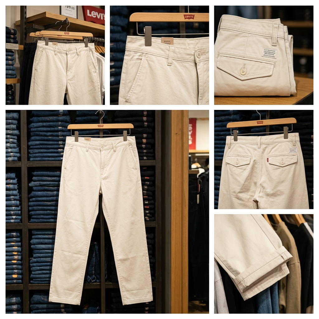 Ảnh thực tế tại ULA - Levi's - Quần Kaki Dài Nam XX Chino Authentic Relaxed Lightweight Pants