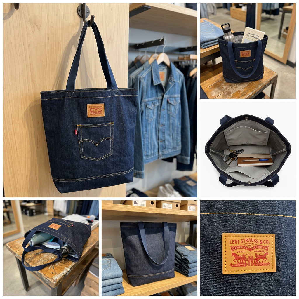 Ảnh thực tế tại ULA - Levi's - Túi Tote Nam Nữ Totes