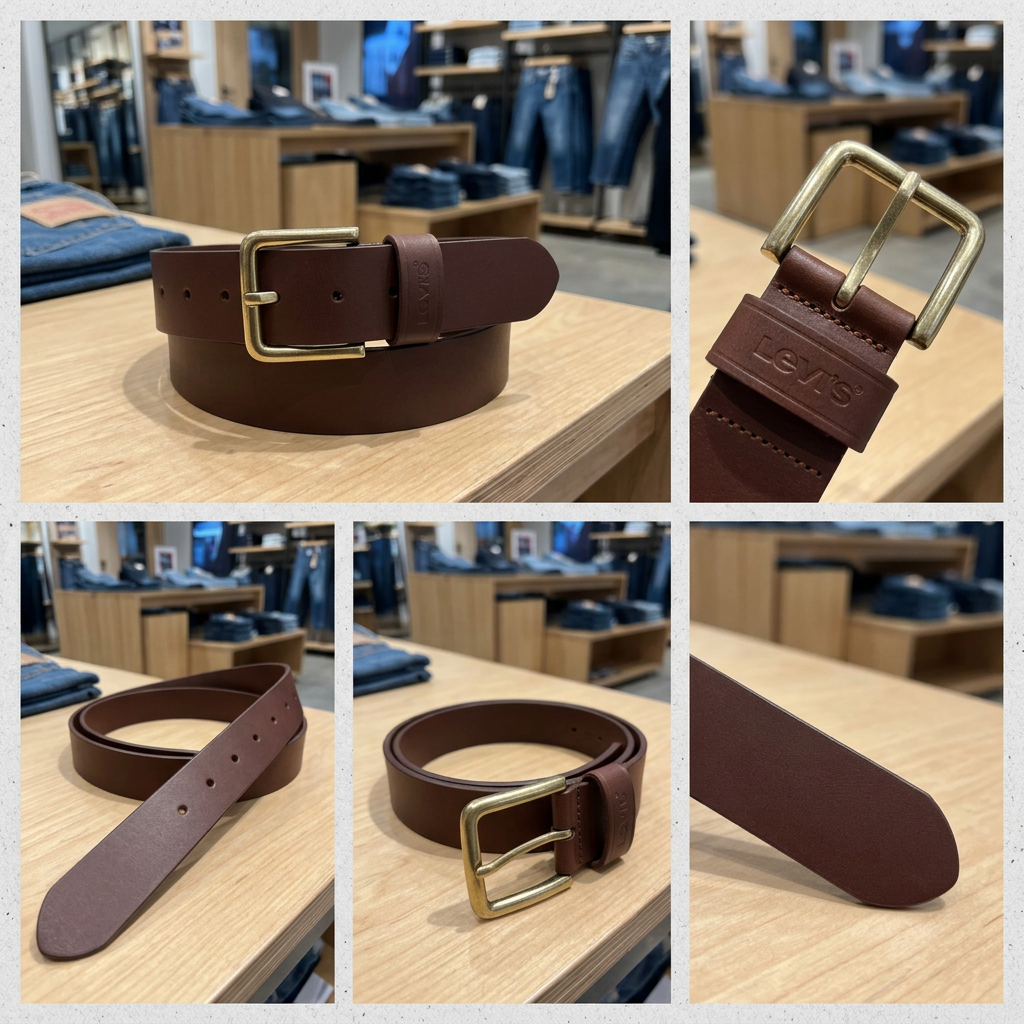 Ảnh thực tế tại ULA - Levi's - Thắt Lưng Nam Square Buckle Belt