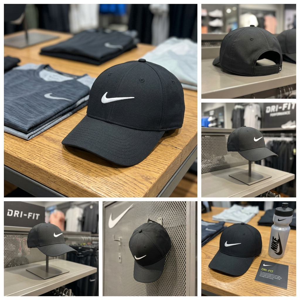 Ảnh thực tế tại ULA - Nike - Nón Lưỡi Trai Nam Nữ Dri-FIT Club Structured Swoosh Cap