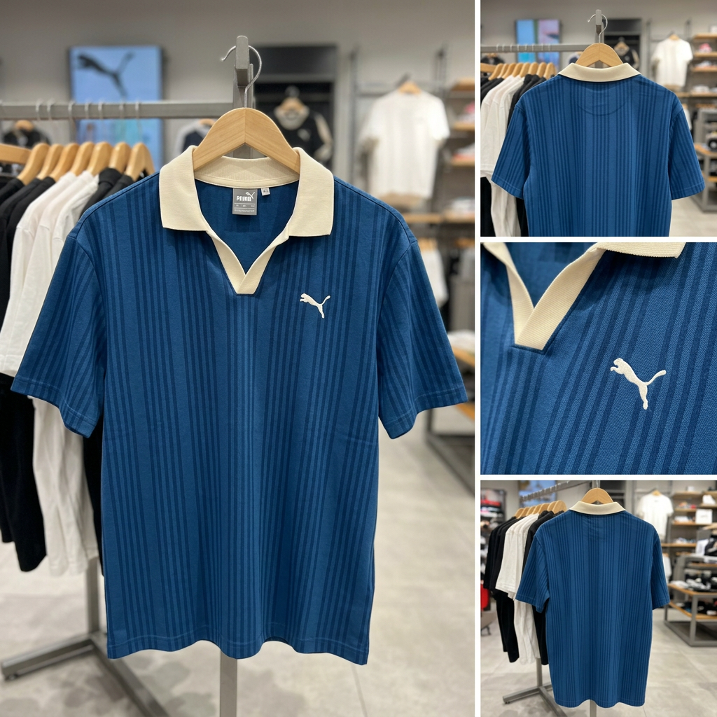 Ảnh thực tế tại ULA - Puma - Áo Thun Có Cổ Nam Class Relaxed Pinnacle Polo Shirt