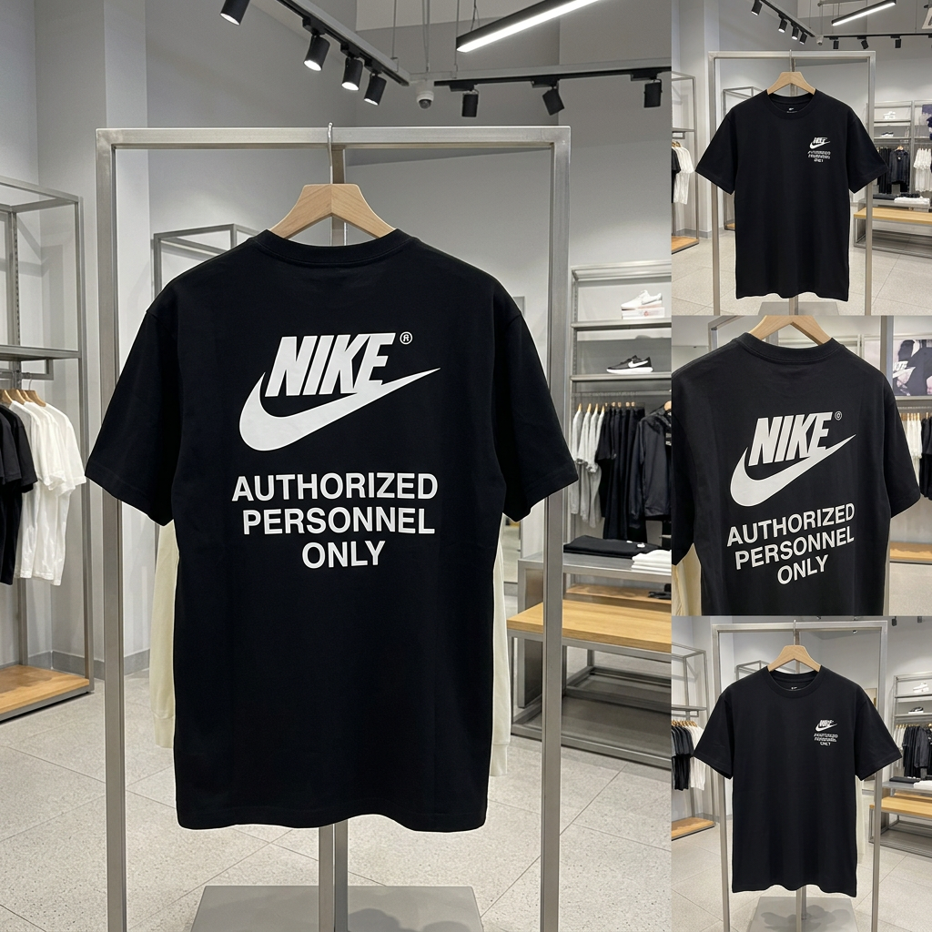 Ảnh thực tế tại ULA - Nike - Áo Thun Tay Ngắn Nam Sportswear Authorized Personnel Tee