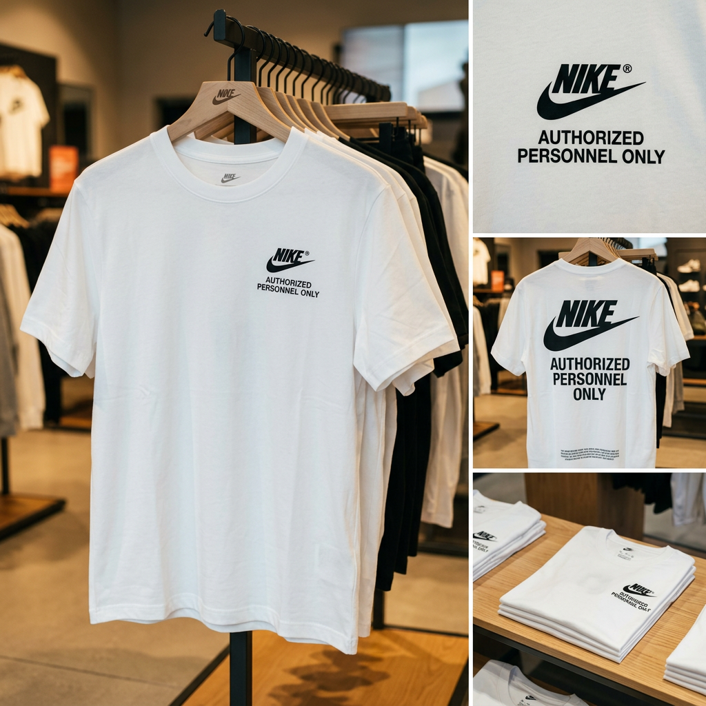 Ảnh thực tế tại ULA - Nike - Áo Thun Tay Ngắn Nam Sportswear Authorized Personnel Tee