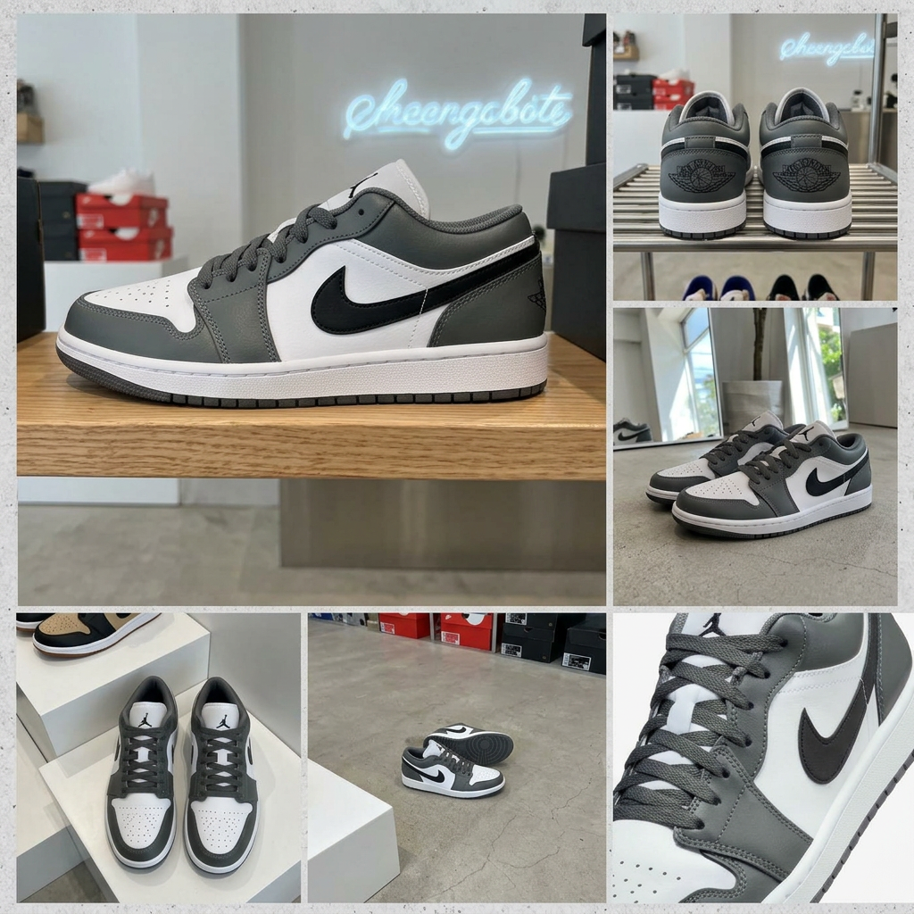 Ảnh thực tế tại ULA - Nike - Giày Sneakers Nam Air Jordan 1 Low Men's Shoes