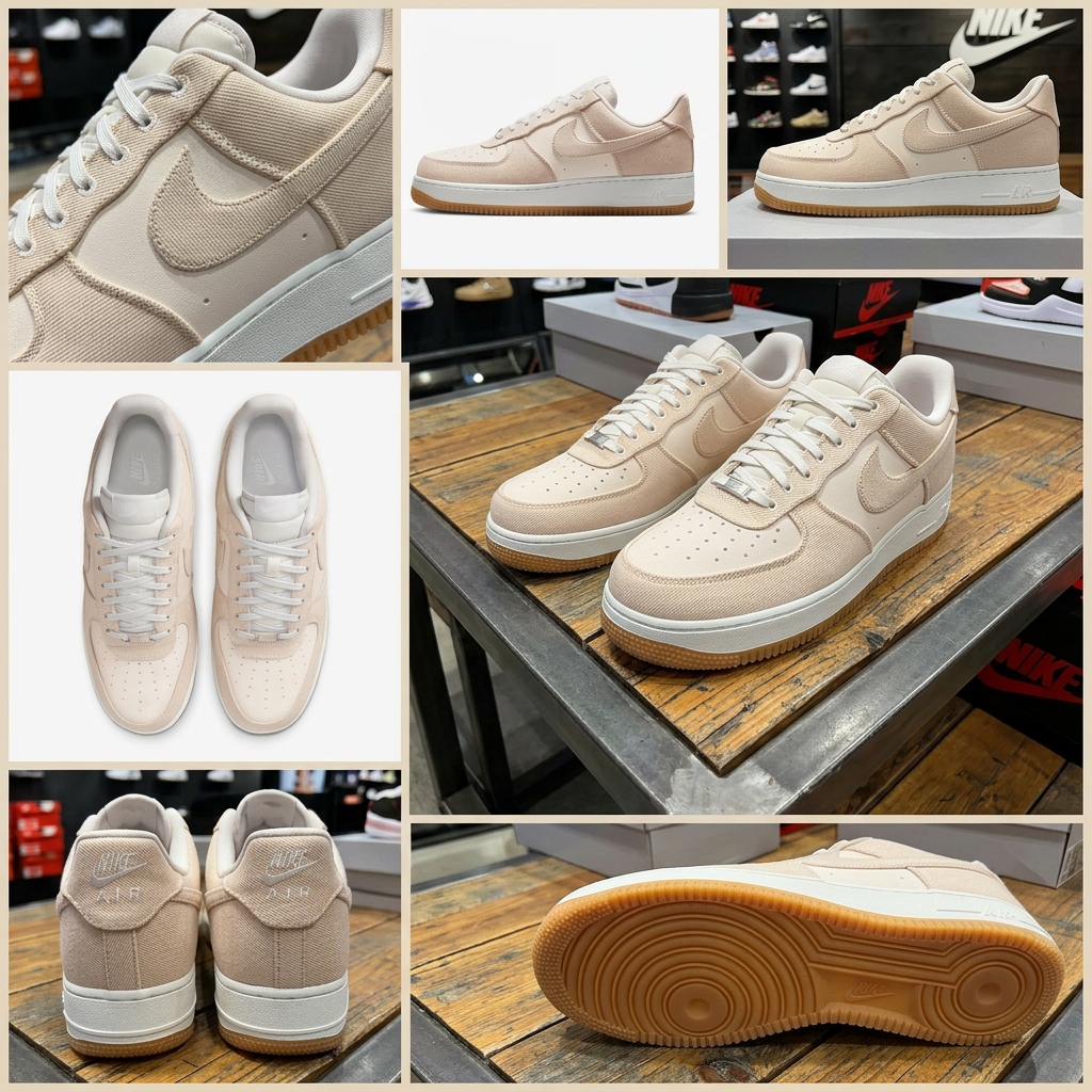 Ảnh thực tế tại ULA - Nike - Giày Thời Trang Nam Air Force 1 '07 LV8 'Denim' Men‘s shoes