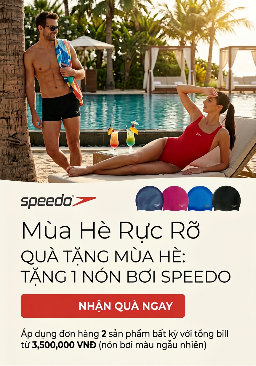 Popup chương trình quà tặng nón bơi Speedo