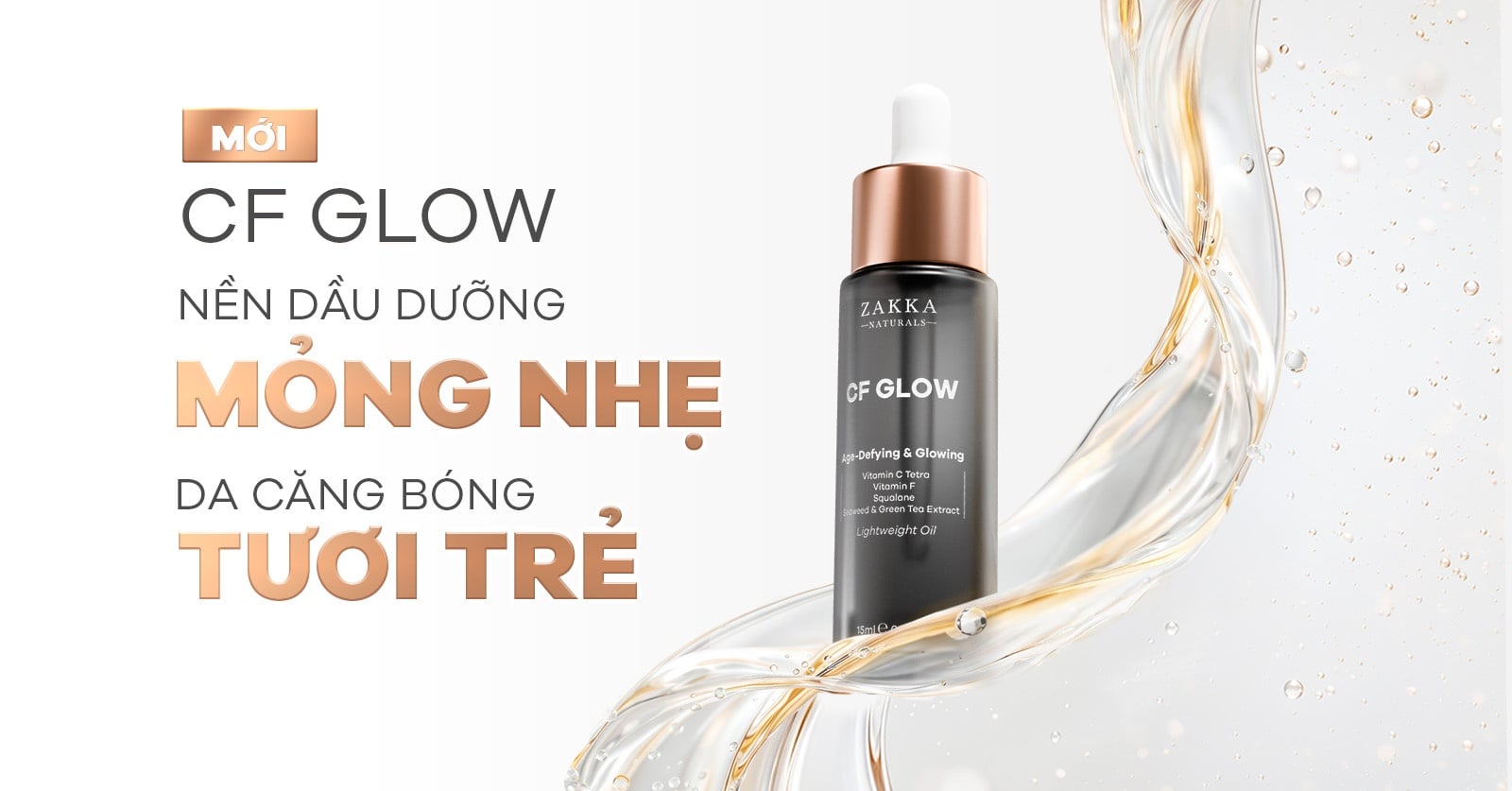 [LAUNCHING] DẦU DƯỠNG CF GLOW - HỖ TRỢ DUY TRÌ VẺ TƯƠI TRẺ & CĂNG BÓNG