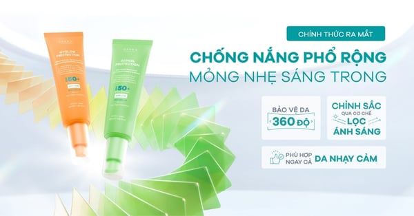 [LAUNCHING] BỘ ĐÔI KEM CHỐNG NẮNG PHỔ RỘNG ACNOIL PROTECTION & HYGLOW PROTECTION