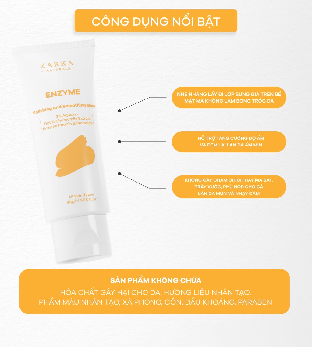 Mặt Nạ ENZYME Polishing and Smoothing Mask