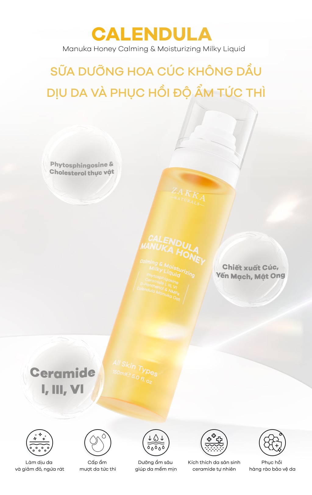 TONER HOA C&Uacute;C DỊU NHẸ ALENDULA & MANUKA HONEY