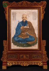 TIẾU TƯỢNG TỔ SƯ NGUYÊN THIỀU - SIÊU BẠCH TẠI TỔ ĐÌNH QUỐC ÂN