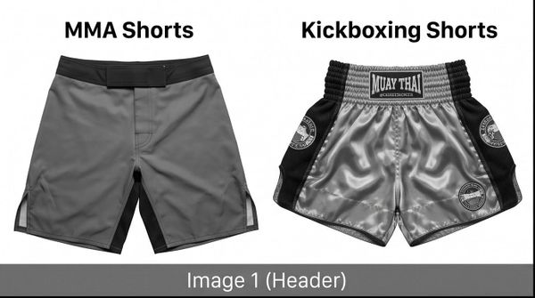 Sự khác biệt giữa quần MMA Shorts và quần Kickboxing truyền thống