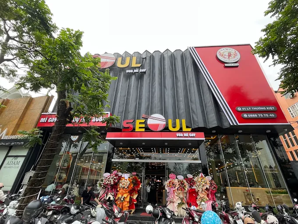 Lắp đặt hệ thống loa âm trần cho nhà hàng Mì Cay SEOUL Huế-Cn3 | Goldsound Audio